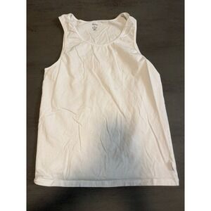 white MEMOI tank top shirt plus size 20